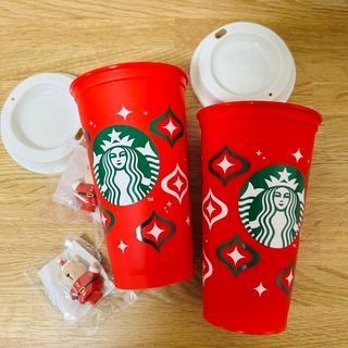 スターバックス(Starbucks)のスタバ　ホリデー　リユーザブルカップ　ペア　2こセット(容器)