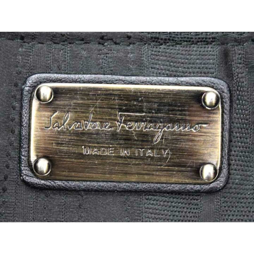 激安人気新品 【新規値下げ】◇Salvatore Ferragamo/サルヴァトーレフェラガモ◇スパンコールトートバッグ/GG-21B645/ヴァラリボン/BAG/鞄 ブラック/黒 レディース春夏秋冬 529032