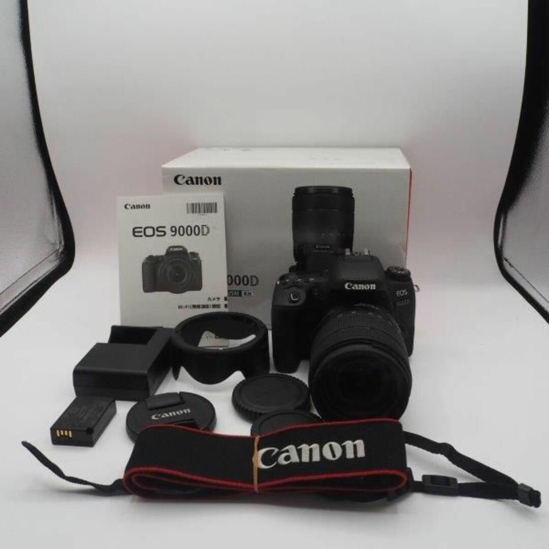 Canon(キヤノン)の新品級！！CANON EOS 9000D レンズキット EF-S18-135m スマホ/家電/カメラのカメラ(デジタル一眼)の商品写真