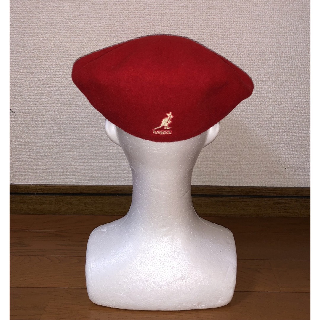 KANGOL(カンゴール)のL 新品 KANGOL WOOL 504 ハンチングキャップ ベレー帽 レッド メンズの帽子(ハンチング/ベレー帽)の商品写真