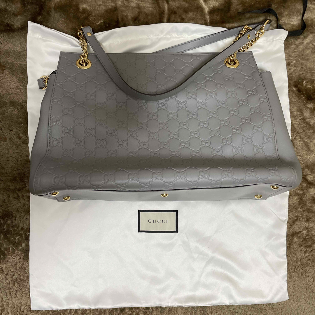 Gucci(グッチ)のグッチ GUCCI グッチシマ チェーントートバッグ レディースのバッグ(トートバッグ)の商品写真