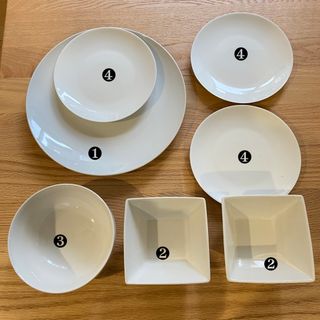 IKEA 皿　食器 7枚セット(食器)