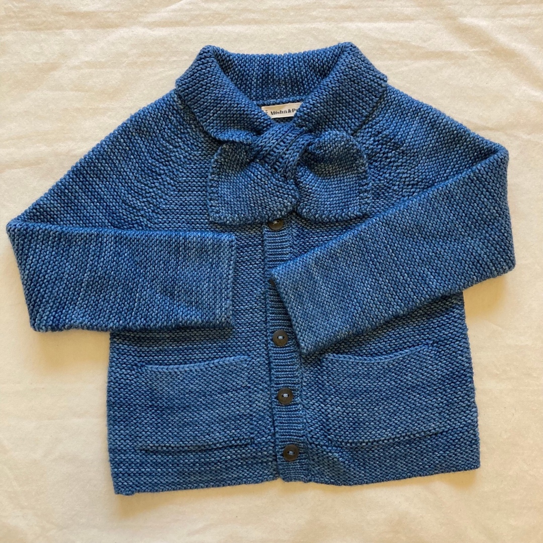 misha&puff Scout Cardigan Cobalt 4-5yカーディガン