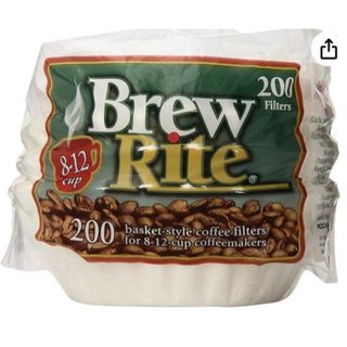 最終価格‼️✨Brew Rite✨コーヒーフィルター8-12カップ用 200枚(コーヒーメーカー)