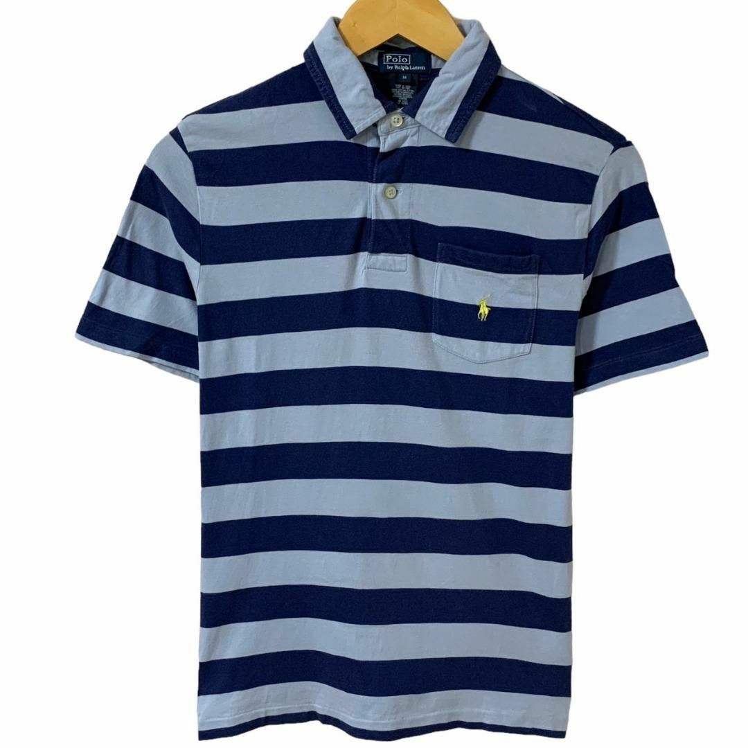 POLO RALPH LAUREN(ポロラルフローレン)のPolo by Ralph Lauren 半袖 ポロシャツ ボーダー 子供服 キッズ/ベビー/マタニティのキッズ服男の子用(90cm~)(Tシャツ/カットソー)の商品写真