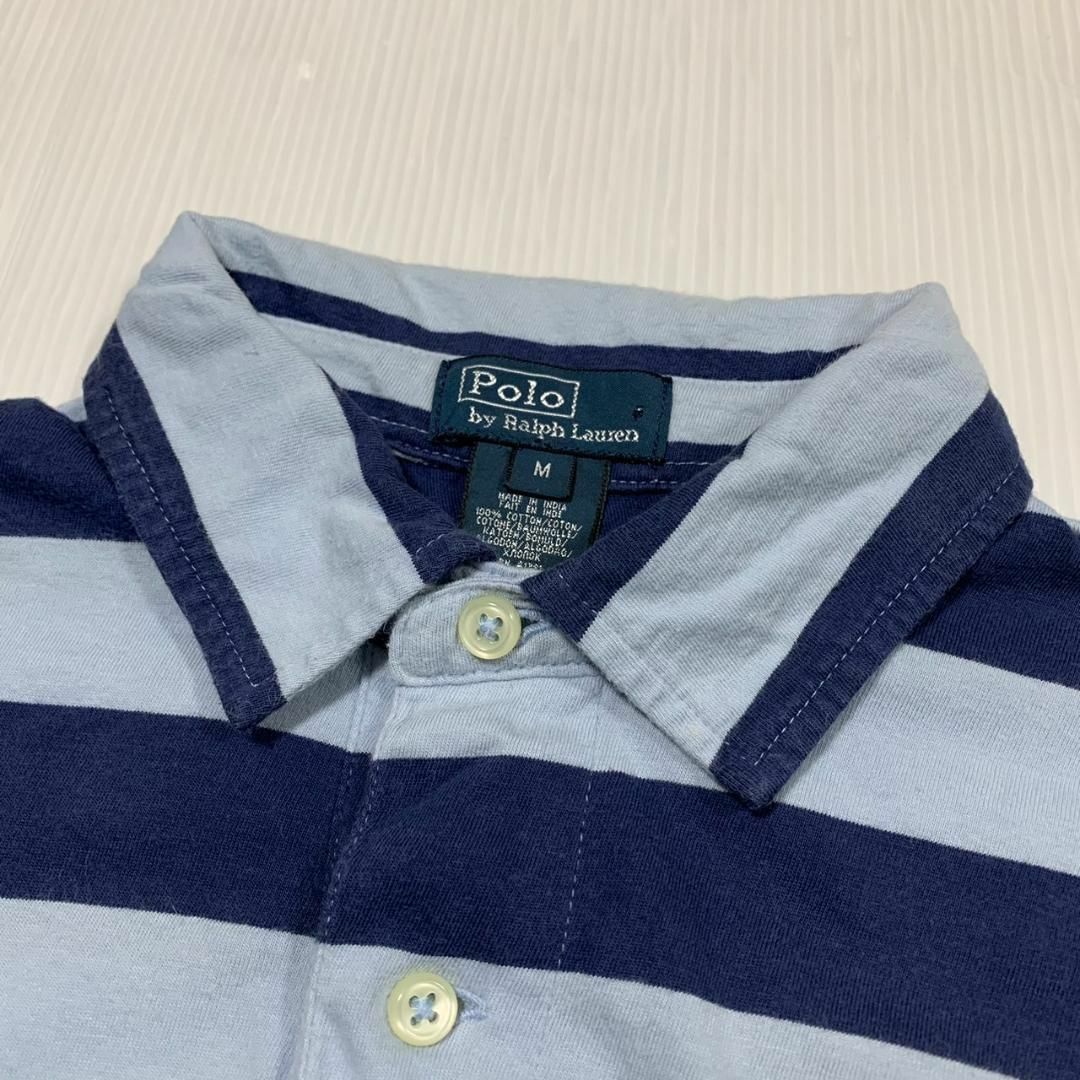 POLO RALPH LAUREN(ポロラルフローレン)のPolo by Ralph Lauren 半袖 ポロシャツ ボーダー 子供服 キッズ/ベビー/マタニティのキッズ服男の子用(90cm~)(Tシャツ/カットソー)の商品写真