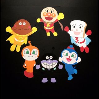 壁面飾り キャラクター6体セット(その他)