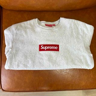 シュプリーム(Supreme)の18AW Supreme Box Logo Crewneck M 灰 中古(スウェット)