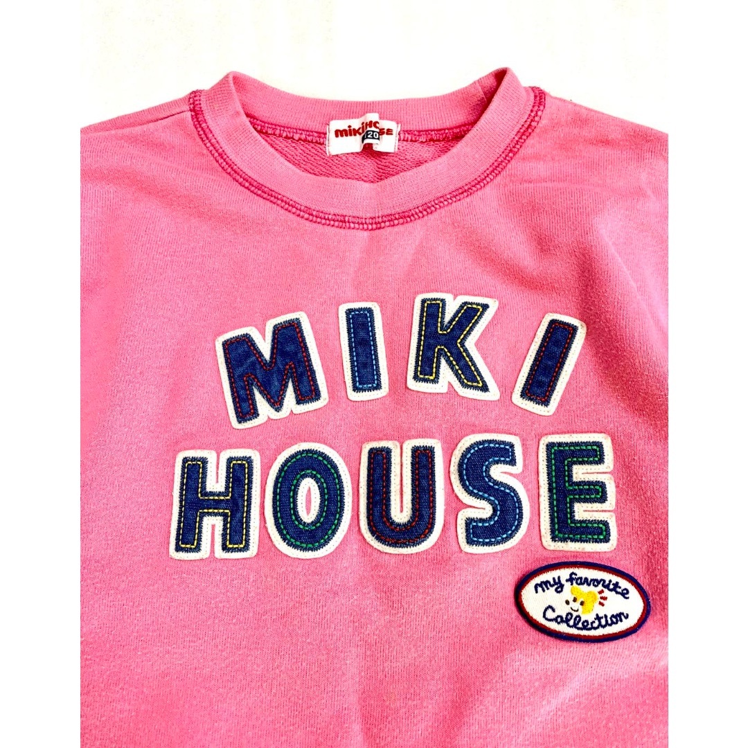 mikihouse(ミキハウス)の120㎝　ミキハウス　トレーナー  ピンク　230828160 キッズ/ベビー/マタニティのキッズ服女の子用(90cm~)(その他)の商品写真