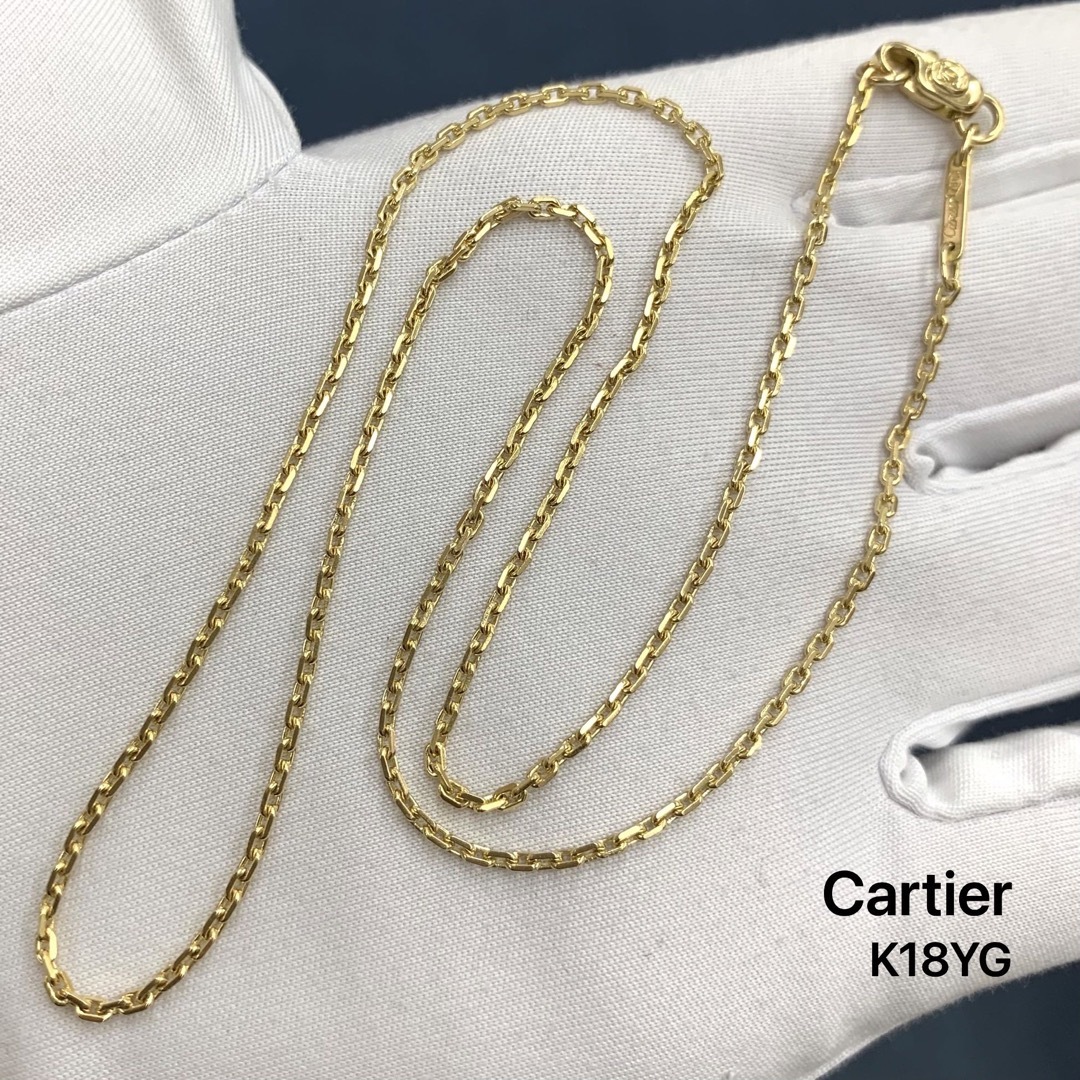 カルティエ ネックレスチェーン Cartier 42cm K18 750ネックレス