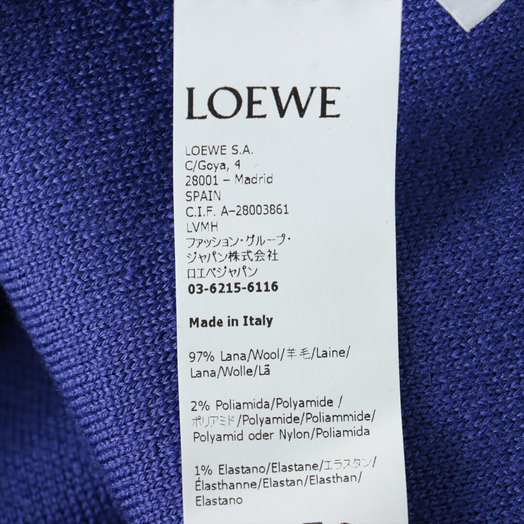 LOEWE(ロエベ)のロエベ  ウール×ナイロン M ブラック×ネイビー メンズ その他トップス メンズのトップス(その他)の商品写真