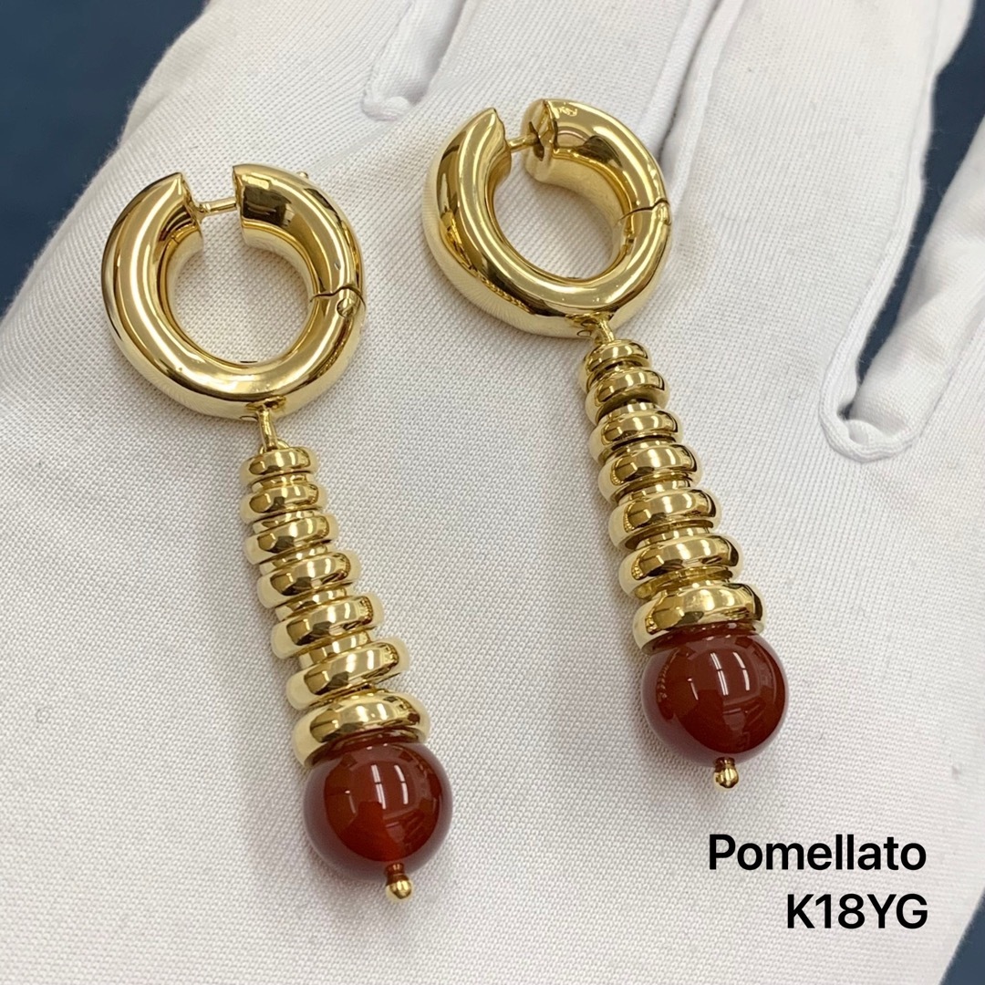 Pomellato(ポメラート)のポメラート ピアス Pomellato カラーストーン K18 750  レディースのアクセサリー(ピアス)の商品写真