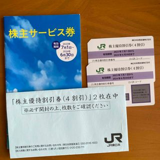 ジェイアール(JR)のJR東日本　株主優待割引券２枚　サービス券(その他)