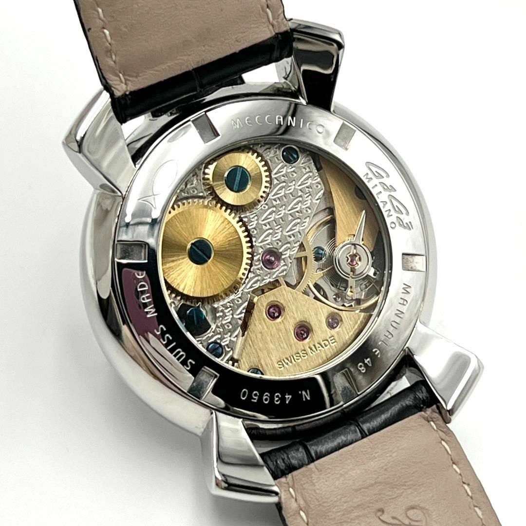 GaGa MILANO(ガガミラノ)の【定価22万・手巻・48mm】ガガミラノ メンズ　時計　腕時計　マヌアーレ メンズの時計(腕時計(アナログ))の商品写真