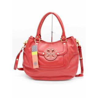 トリーバーチ(Tory Burch)の新品未使用品◇TORY BURCH/トリーバーチ◇DESCRIPTION AMANDAHOBO/アマンダホーボー/2wayバッグ/ショルダーバッグ/トートバッグ/ダブルTロゴ/BAG/鞄 レッド/赤 レディース 春夏秋冬 010132(その他)