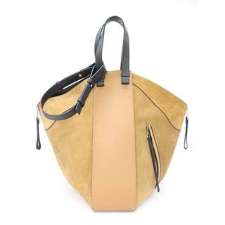 ロエベ(LOEWE)の【新規値下げ】◇LOEWE/ロエベ◇ハンモックバッグ/ラージ/262104/A538H02X01/2way/トートバッグ/ショルダーバッグ/BAG/鞄 キャメル×ブラック レディース【中古】春夏秋冬 018032(その他)