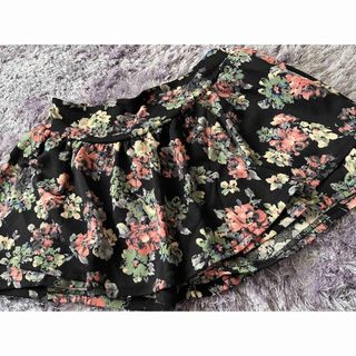 ヘザー(heather)の花柄ショートキュロット(キュロット)