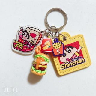 バーガー屋さんのしんちゃん🍔ジャラジャラキーホルダー(キーホルダー/ストラップ)