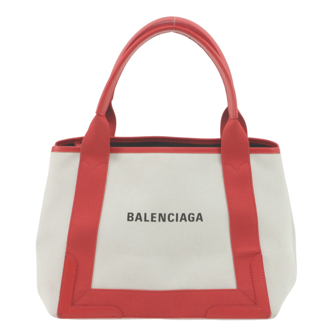 $$ BALENCIAGA バレンシアガ キャンバス×レザー トートバッグレディース