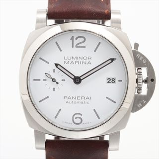 パネライ(PANERAI)のパネライ ルミノールマリーナ クアランタ SS×革   メンズ 腕時計(腕時計(アナログ))