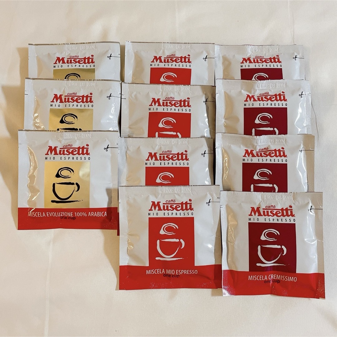 DeLonghi(デロンギ)の【Musetti ムセッティ】 カフェポッド 11杯分 デロンギ 食品/飲料/酒の飲料(コーヒー)の商品写真