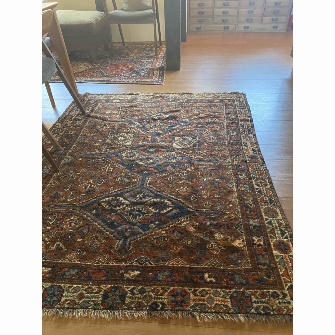 IDEE(イデー)のAntique qashqai rug インテリア/住まい/日用品のラグ/カーペット/マット(ラグ)の商品写真