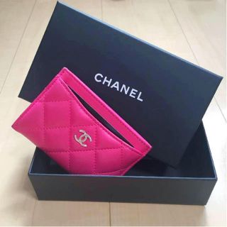 シャネル(CHANEL)の正規品♡シャネル マトラッセ ピンク カードケース(名刺入れ/定期入れ)