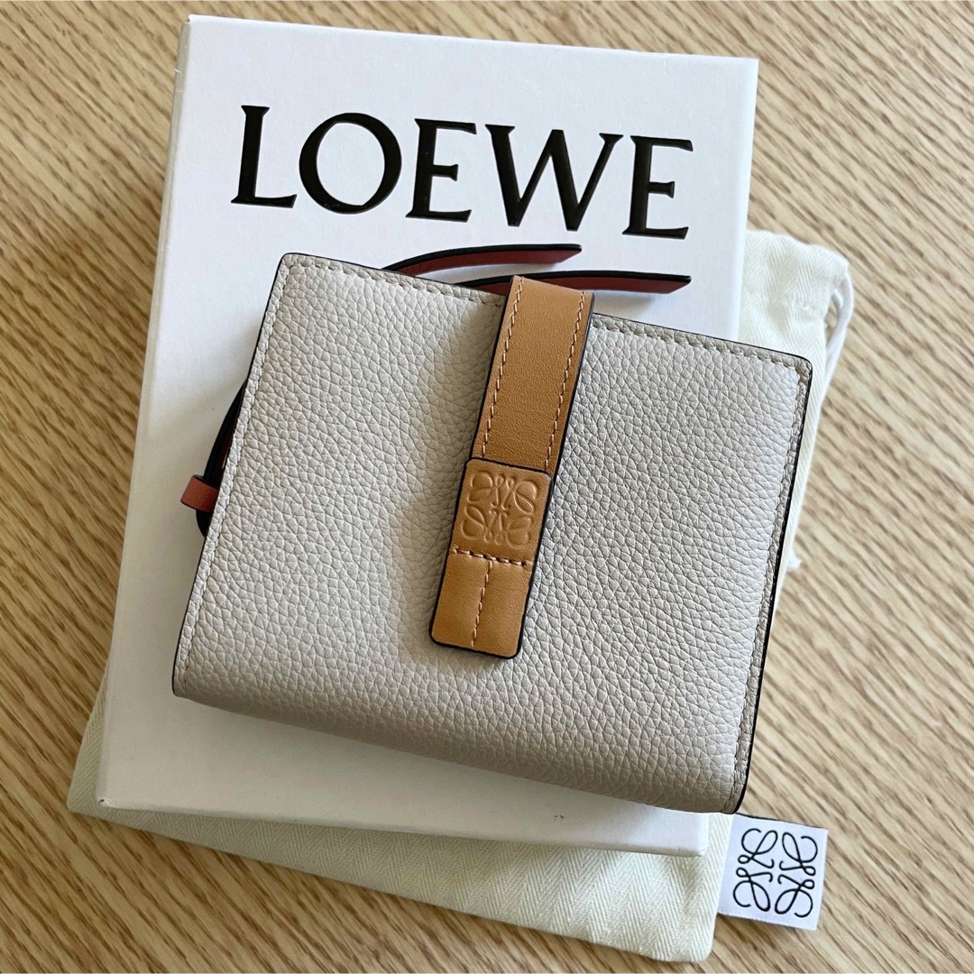 LOEWE - LOEWE ロエベ コンパクトジップ ウォレット ソフトグレイン