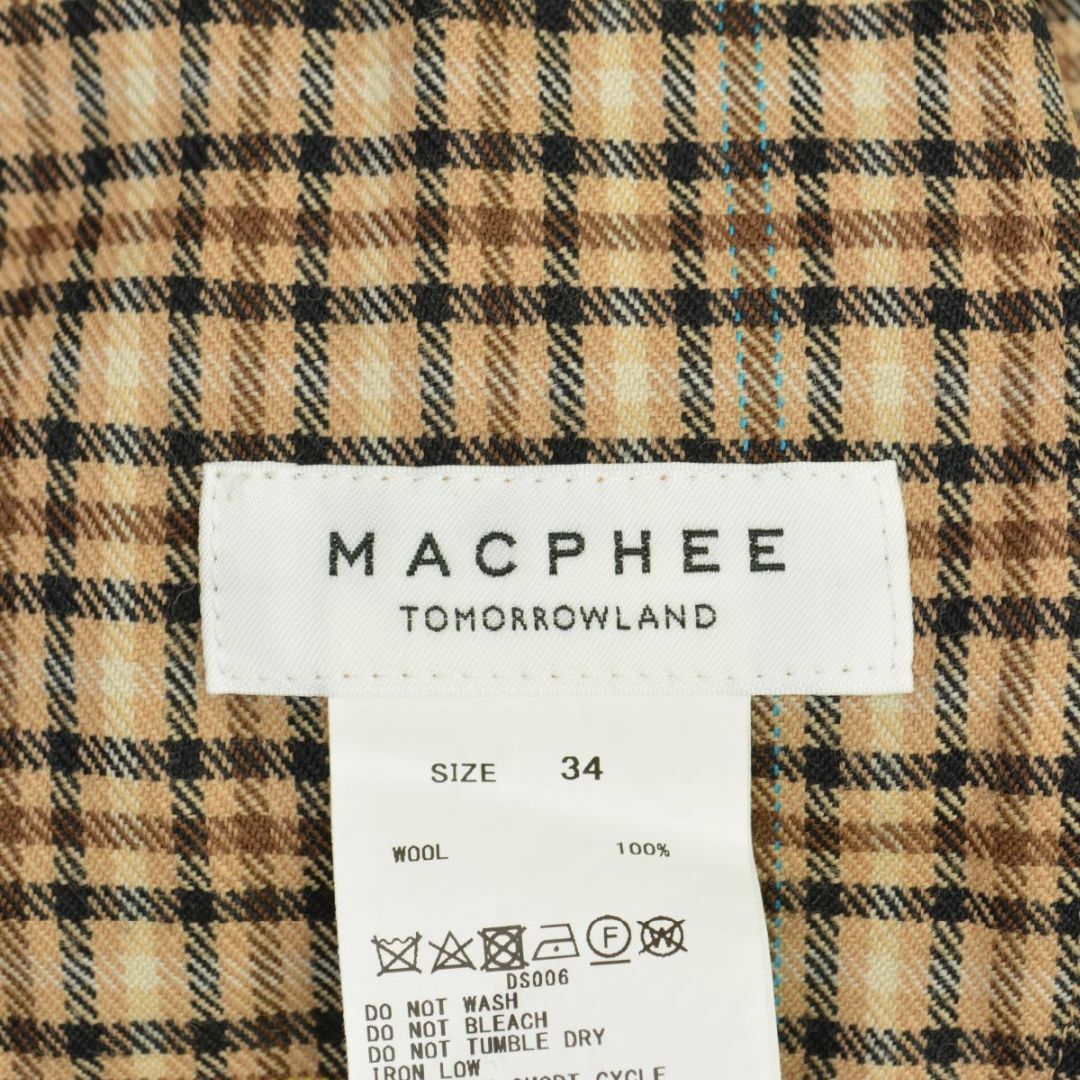 MACPHEE(マカフィー)の【MACPHEE】23AW ウールストレッチ ドローストリングパンツ レディースのパンツ(その他)の商品写真