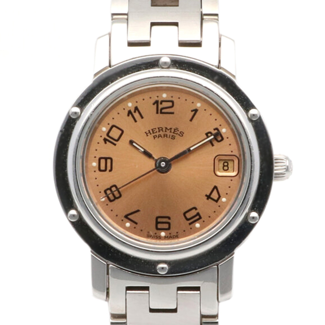 エルメス HERMES クリッパー 腕時計 時計 SS CL4.210 レディース 中古