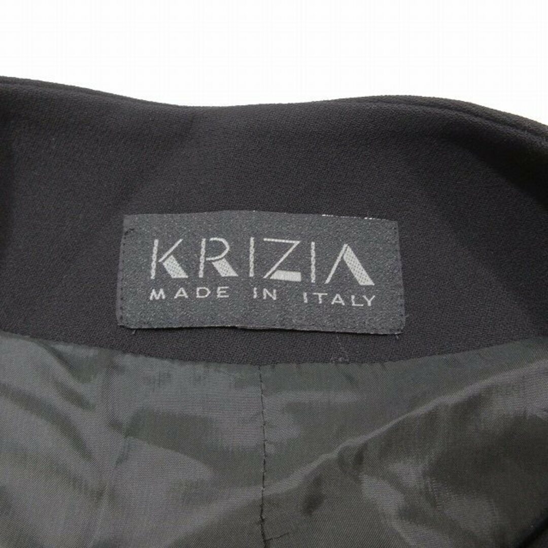KRIZIA(クリツィア)の美品 クリッツィア KRIZIA ジャケット ブルゾン ボトルネック ショート丈 レディースのジャケット/アウター(ブルゾン)の商品写真