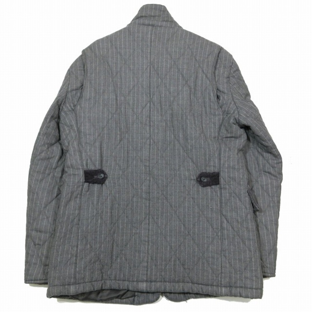 TAKEO KIKUCHI(タケオキクチ)のタケオキクチ TAKEO KIKUCHI ピンストライプ柄 中綿 キルティング メンズのジャケット/アウター(ブルゾン)の商品写真