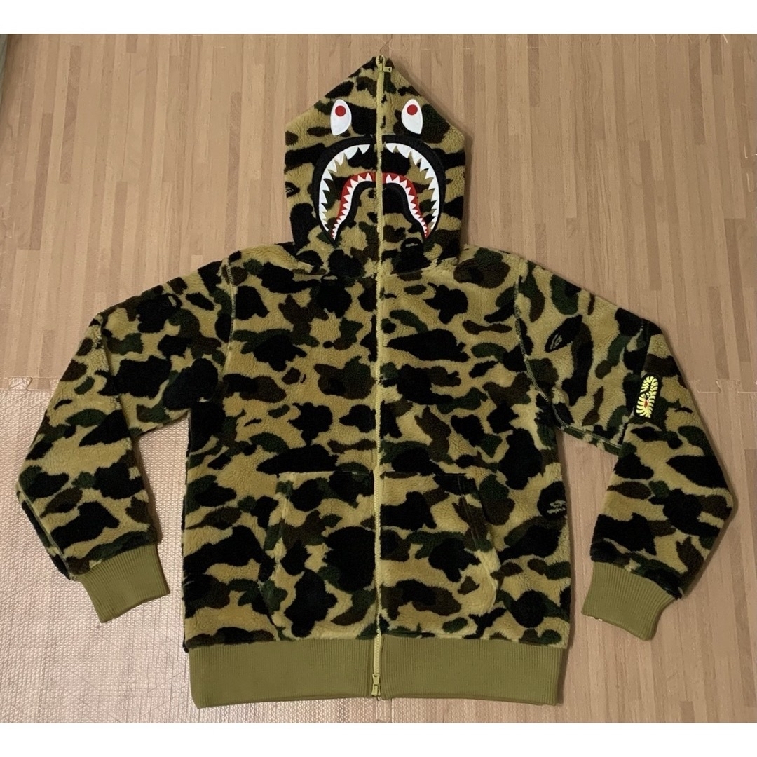 A BATHING APE - ☆激レア☆APE ボア シャークパーカー L