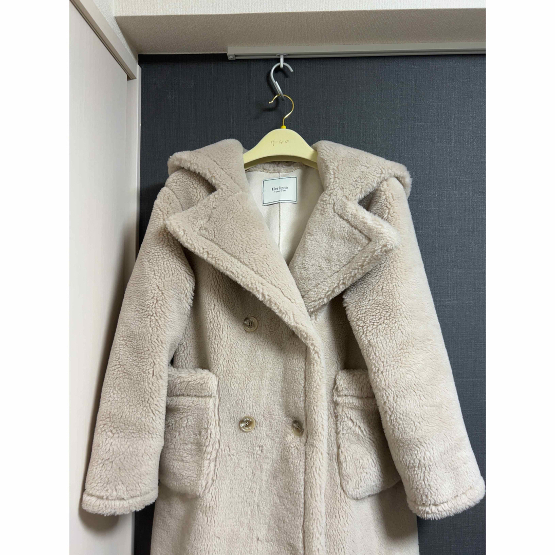 激安ショップ Fleur Shearling Boa Coat Herlipto Sボアコート | www