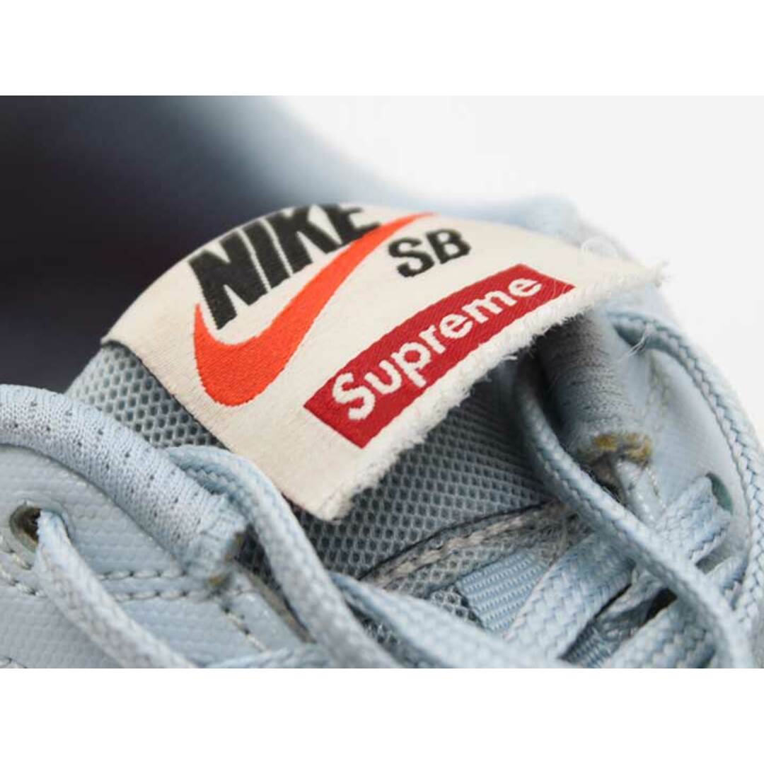 NIKE(ナイキ)の【値下げ】◇NIKE SB×Supreme/ナイキ×シュプリーム◇GATO QS/ガトクイックストライク/AR9821-400/スニーカー/シューズ/靴 ライトブルー/水色 メンズ 28.5cm【中古】春夏秋冬 214032 メンズの靴/シューズ(スニーカー)の商品写真