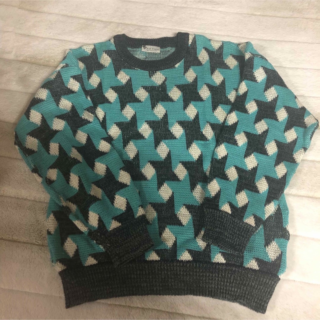 幾何学模様　セーター メンズのトップス(ニット/セーター)の商品写真