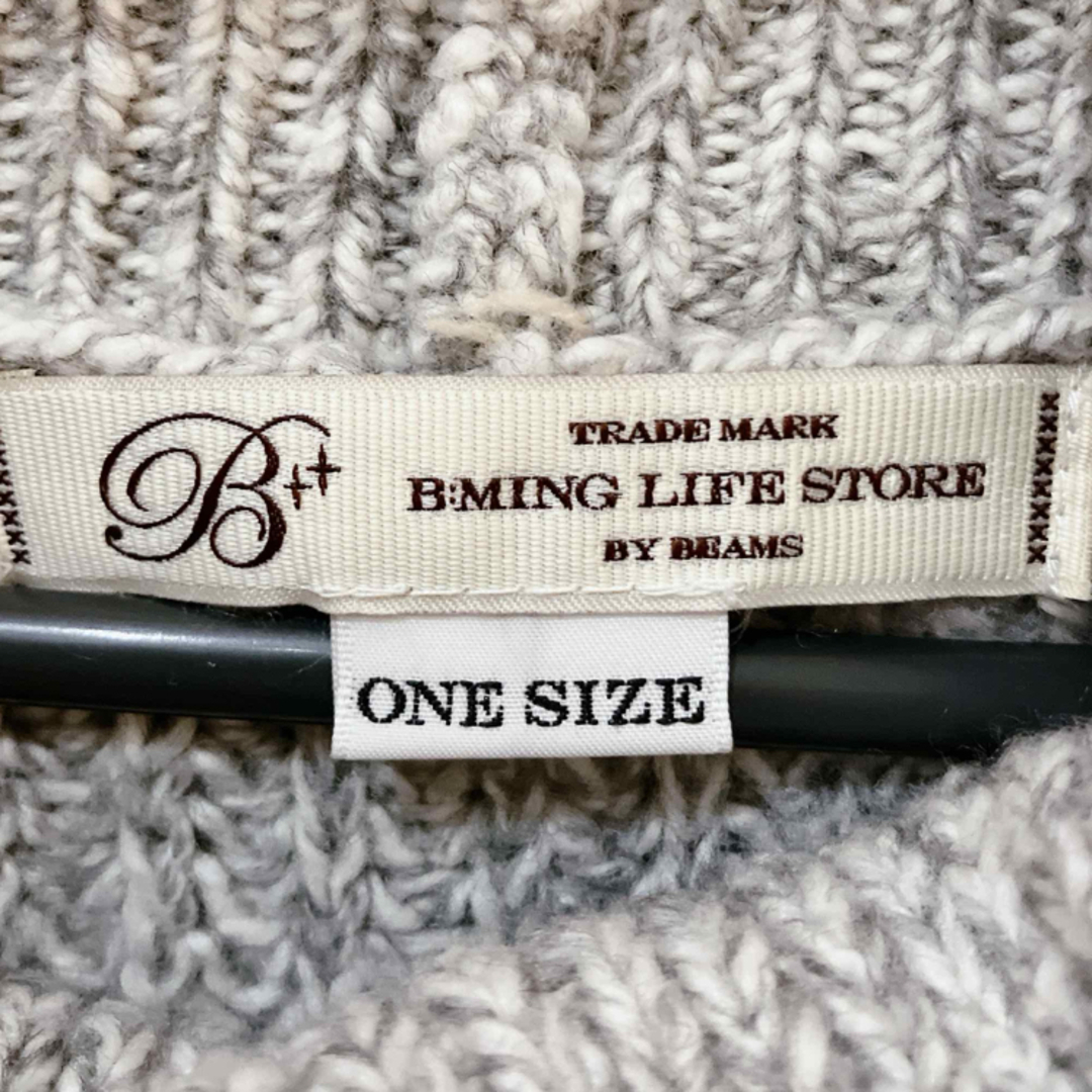 B:MING LIFE STORE by BEAMS(ビーミング ライフストア バイ ビームス)のBIMING LIFE STORE BY BEAMS  タートル　セーター レディースのトップス(ニット/セーター)の商品写真