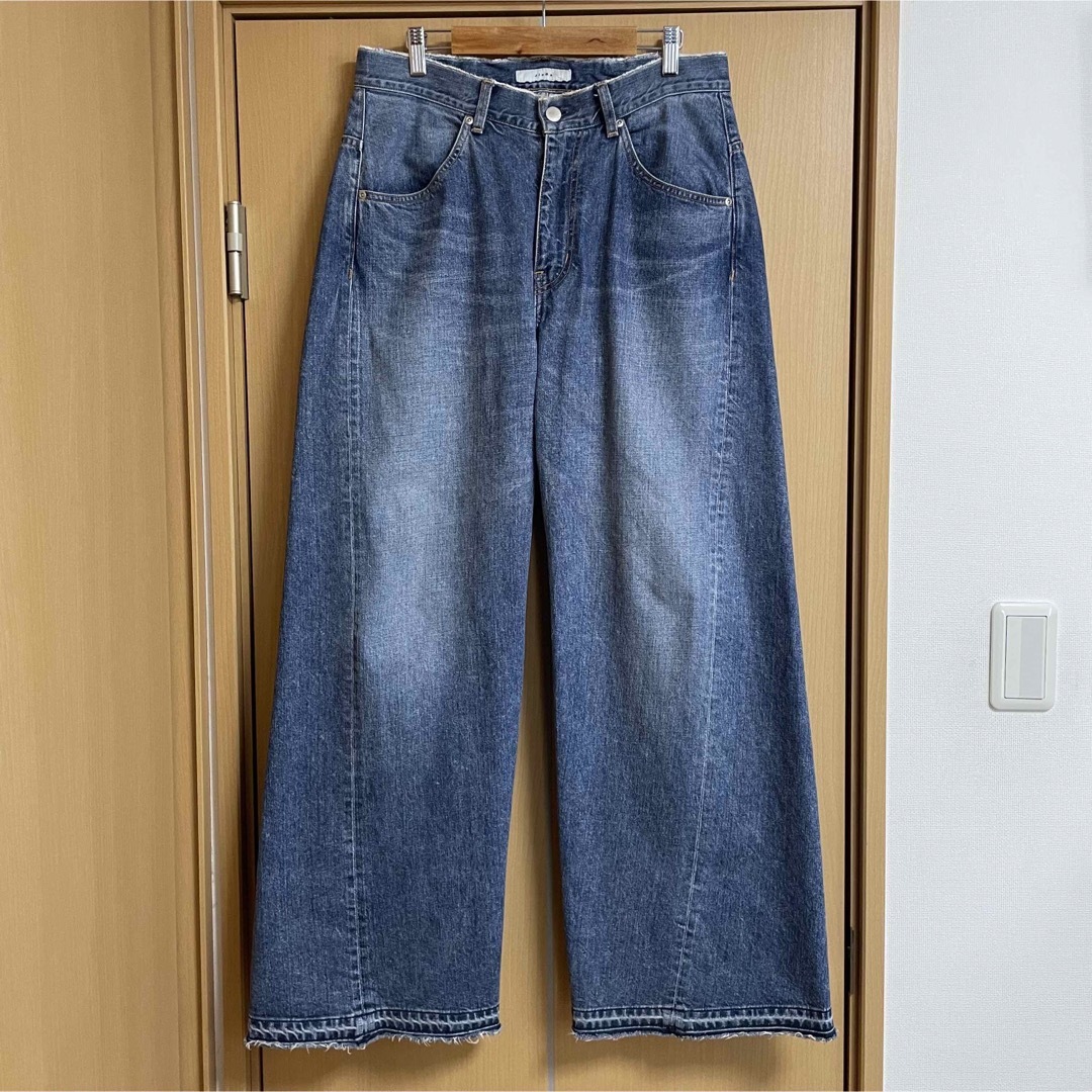 Jieda 23SS 3D BAGGY DENIM インディゴブルー サイズ2