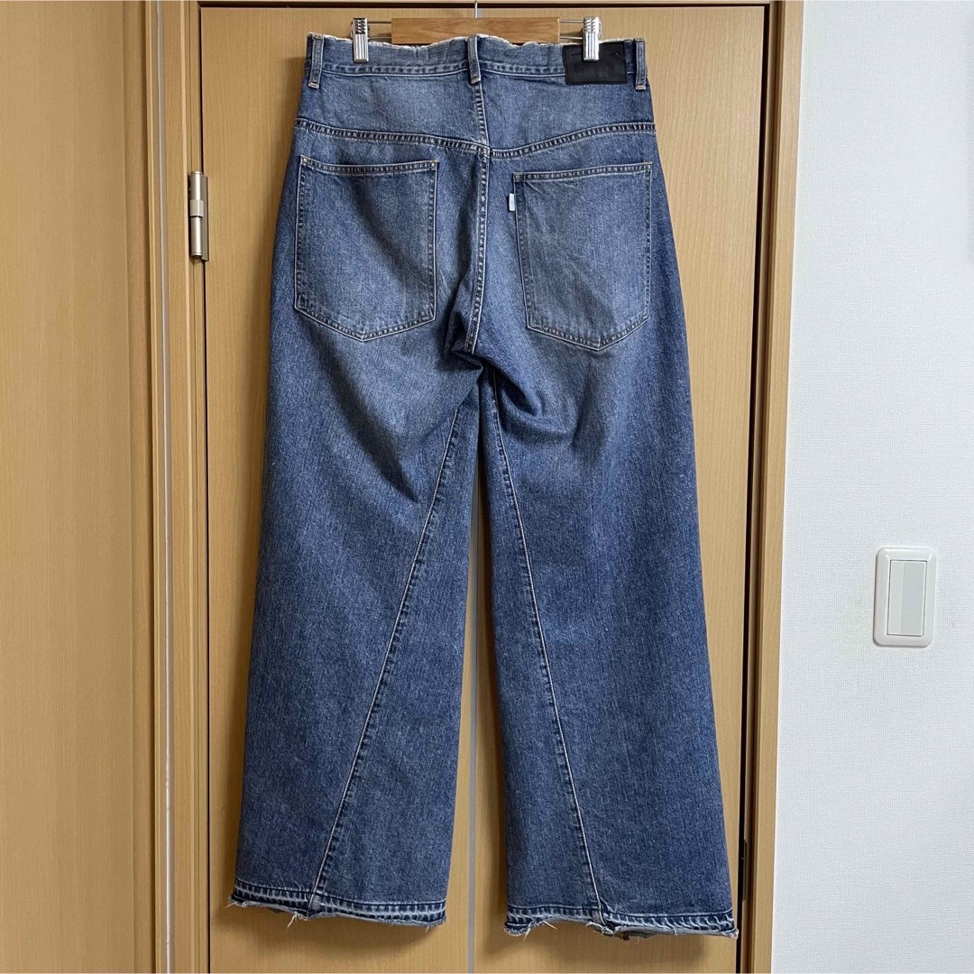 Jieda 23SS 3D BAGGY DENIM インディゴブルー サイズ2