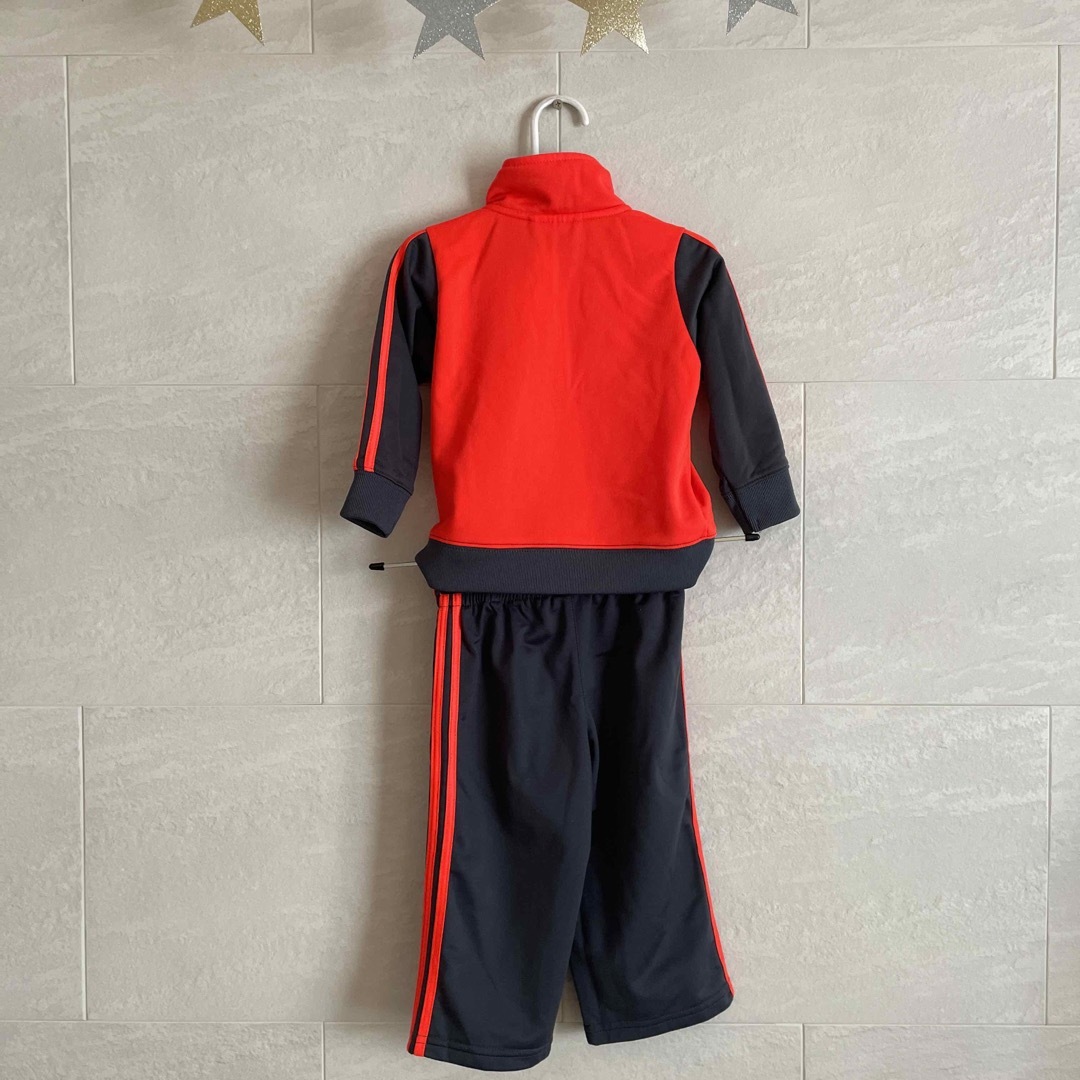 adidas(アディダス)のベビー adidas ジャージ上下セット18M キッズ/ベビー/マタニティのキッズ服男の子用(90cm~)(ジャケット/上着)の商品写真