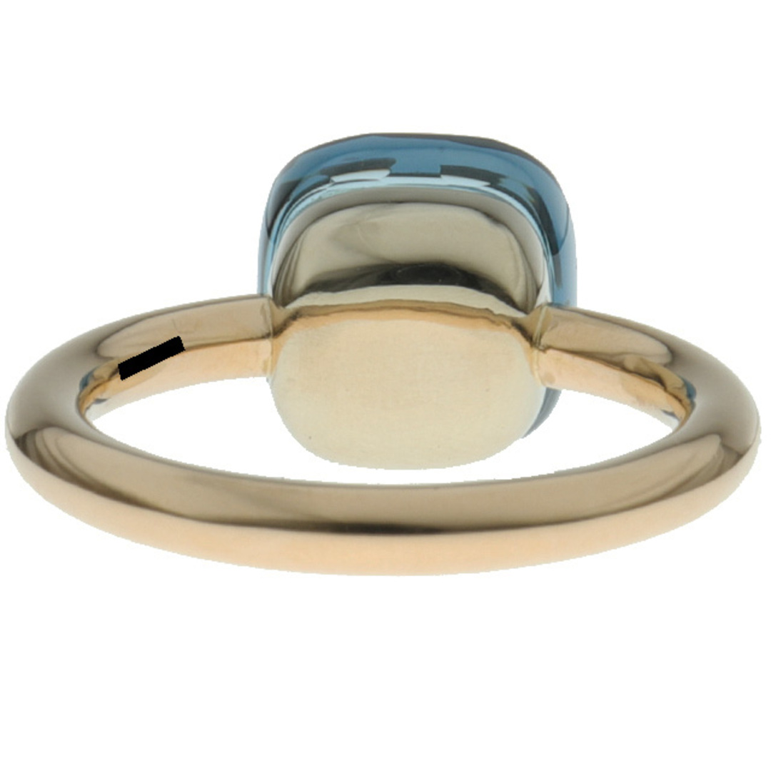 Pomellato(ポメラート)の（新品仕上げ済）ポメラート Pomellato ヌード クラシック リング K18 PG × WG × ロンドンブルートパーズ 指輪 約14号 9124 レディースのアクセサリー(リング(指輪))の商品写真