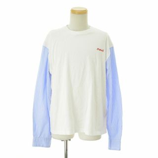 マルニ(Marni)の【MARNI】22AW HUMU0252Q5 シャツ切替スリーブ長袖Tシャツ(Tシャツ/カットソー(半袖/袖なし))