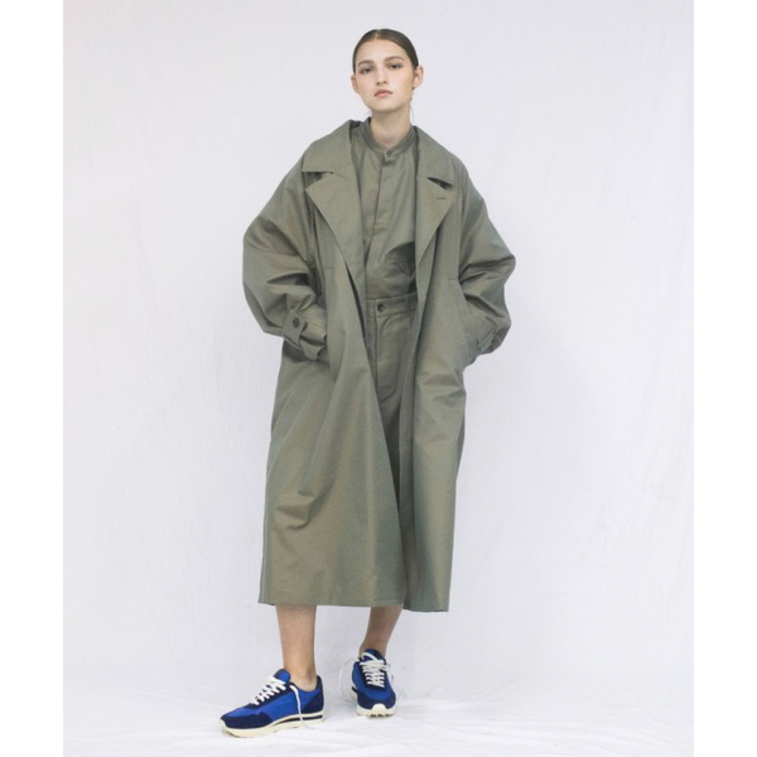 COMOLI(コモリ)のVOAAOV supima cotton polyester long coat メンズのジャケット/アウター(トレンチコート)の商品写真