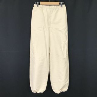 JANE SMITH ジェーンスミス 20SS 日本製 CLASSIC BUCKLE BUCK PANTS クラシックバックルバックパンツ 20SPT-#238L 36 BEIGE ハイウエスト ワイド テーパード チノ ボトムス【新古品】【JANE SMITH】