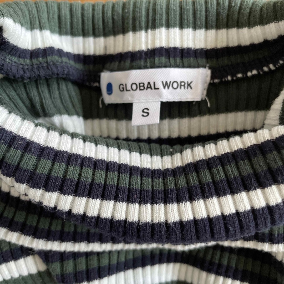 GLOBAL WORK(グローバルワーク)の《GLOBAL WORK》女の子　トップス　リブタートル キッズ/ベビー/マタニティのキッズ服女の子用(90cm~)(ニット)の商品写真