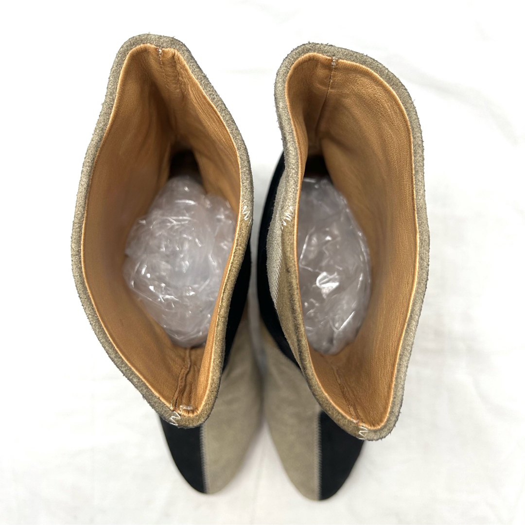【入手困難】イザベルマランエトワール　ショートブブーツ　スウェード　パッチワーク レディースの靴/シューズ(ブーツ)の商品写真