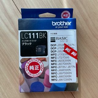 ブラザー(brother)のインクカートリッジ　brother LC111BK　純正品(PC周辺機器)