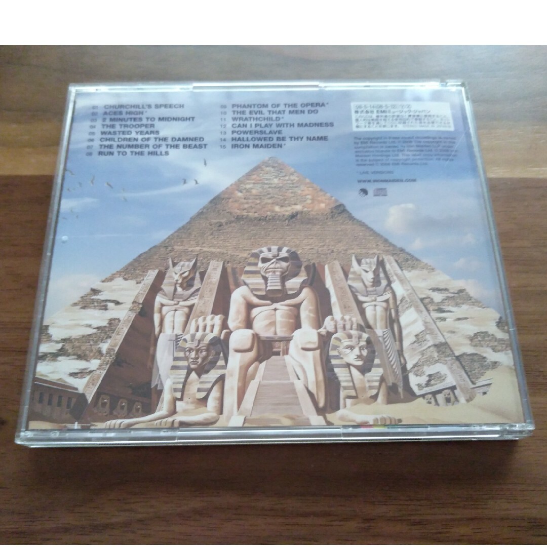 Iron maiden　「The best of:1980-1989」 エンタメ/ホビーのCD(ポップス/ロック(洋楽))の商品写真