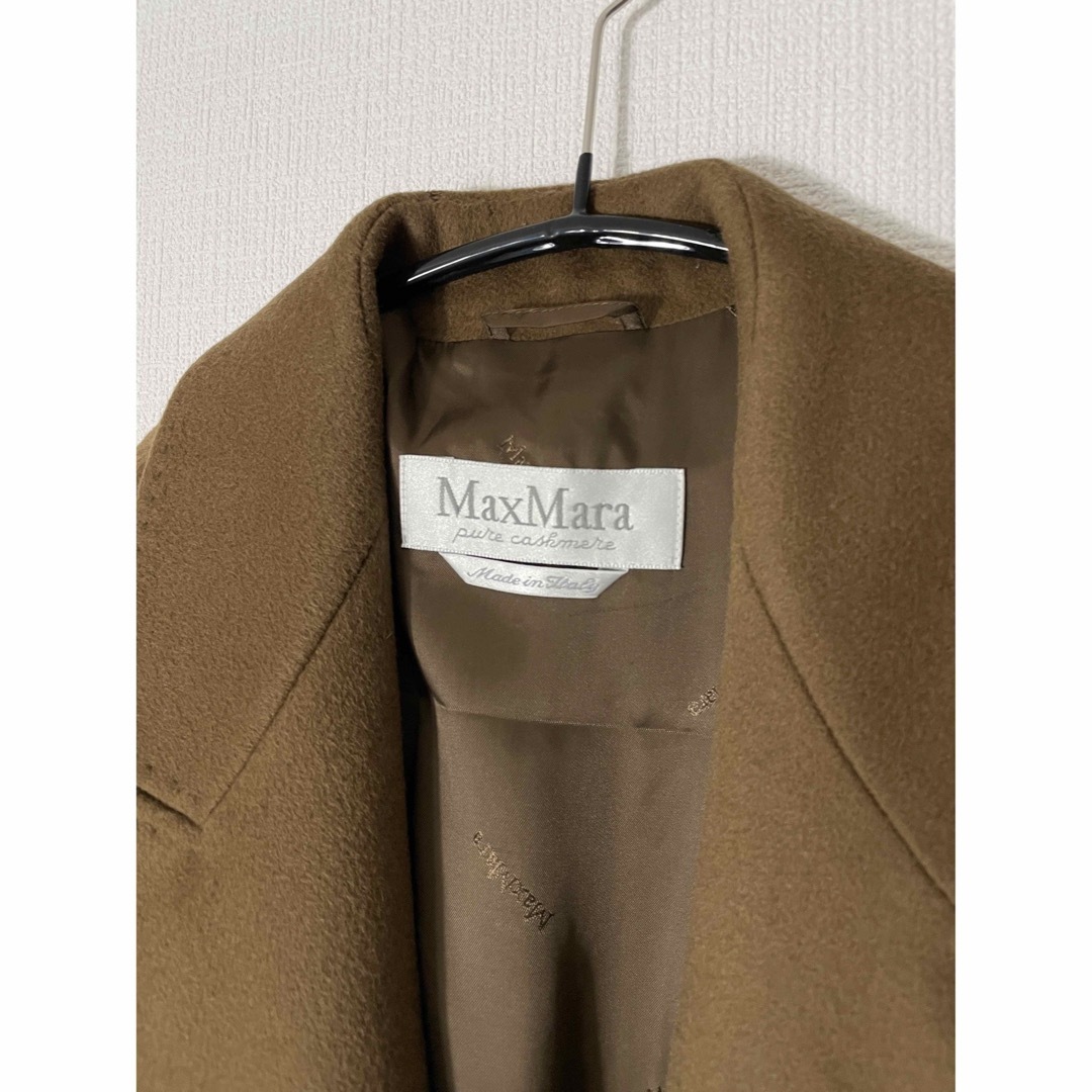 Max Mara(マックスマーラ)のMaxMara マックスマーラ カシミヤコート 袖ファー レディースのジャケット/アウター(ロングコート)の商品写真