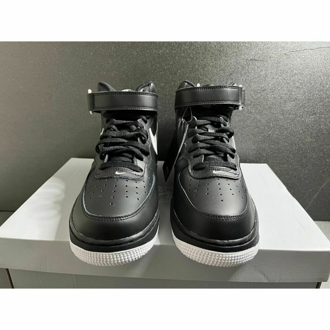 新品28cm NIKE AIR FORCE 1 MID 07 ブラック ホワイト